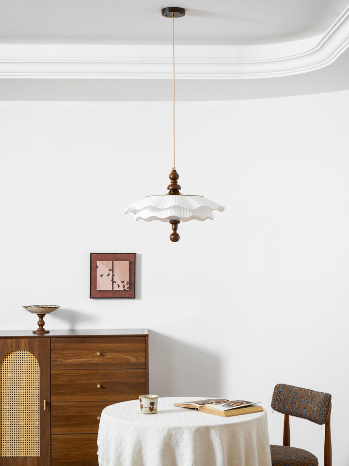 Belle Epoque Plisserad Hänglampa