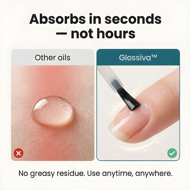 Glossiva - Olja för naglar i nagelband z keratyną