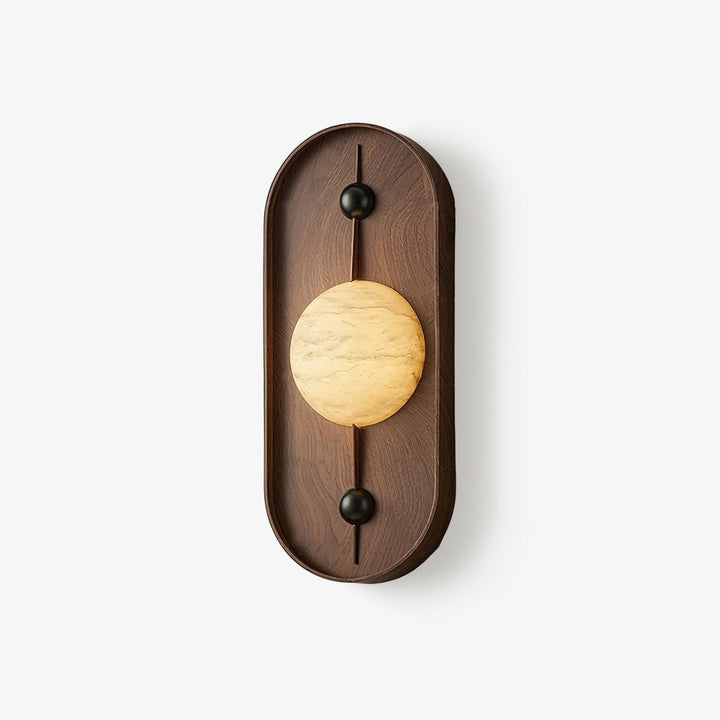 Bezel Alabaster Vägglampa