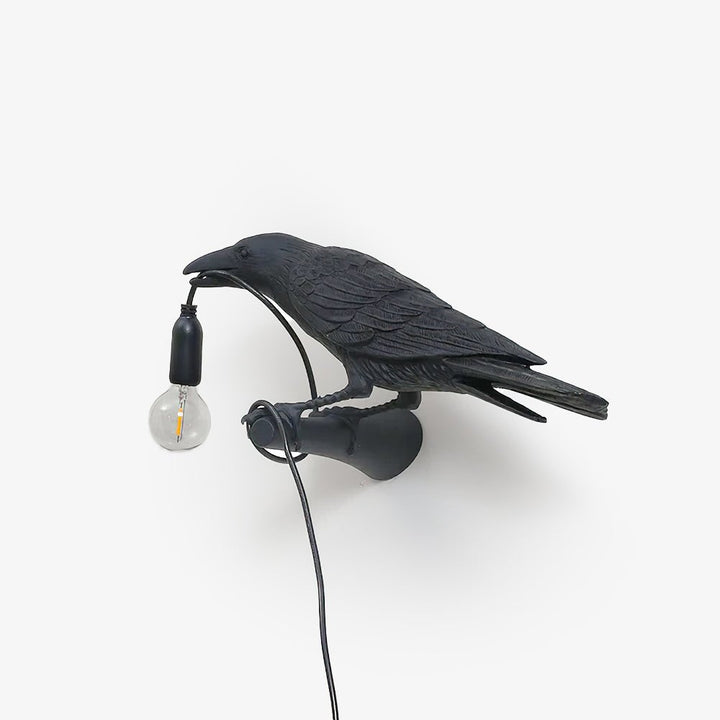Fågel Vägglampa