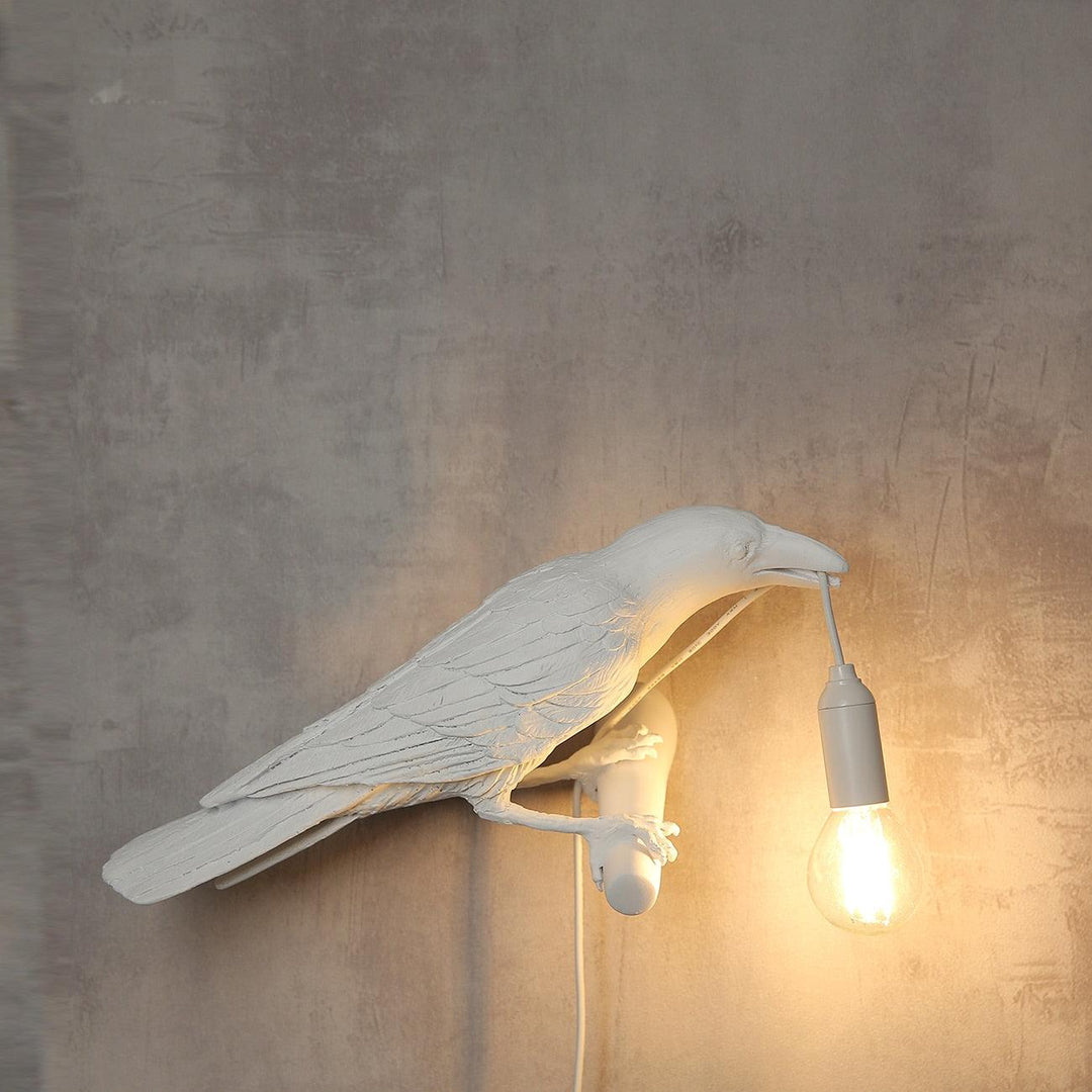 Fågel Vägglampa