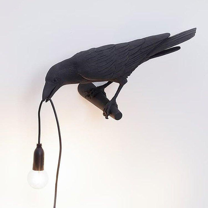Fågel Vägglampa