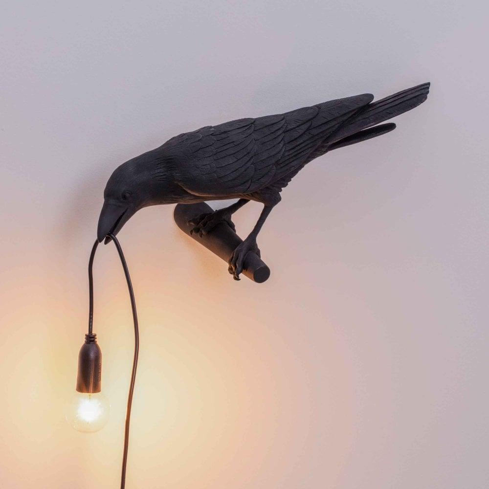 Fågel Vägglampa