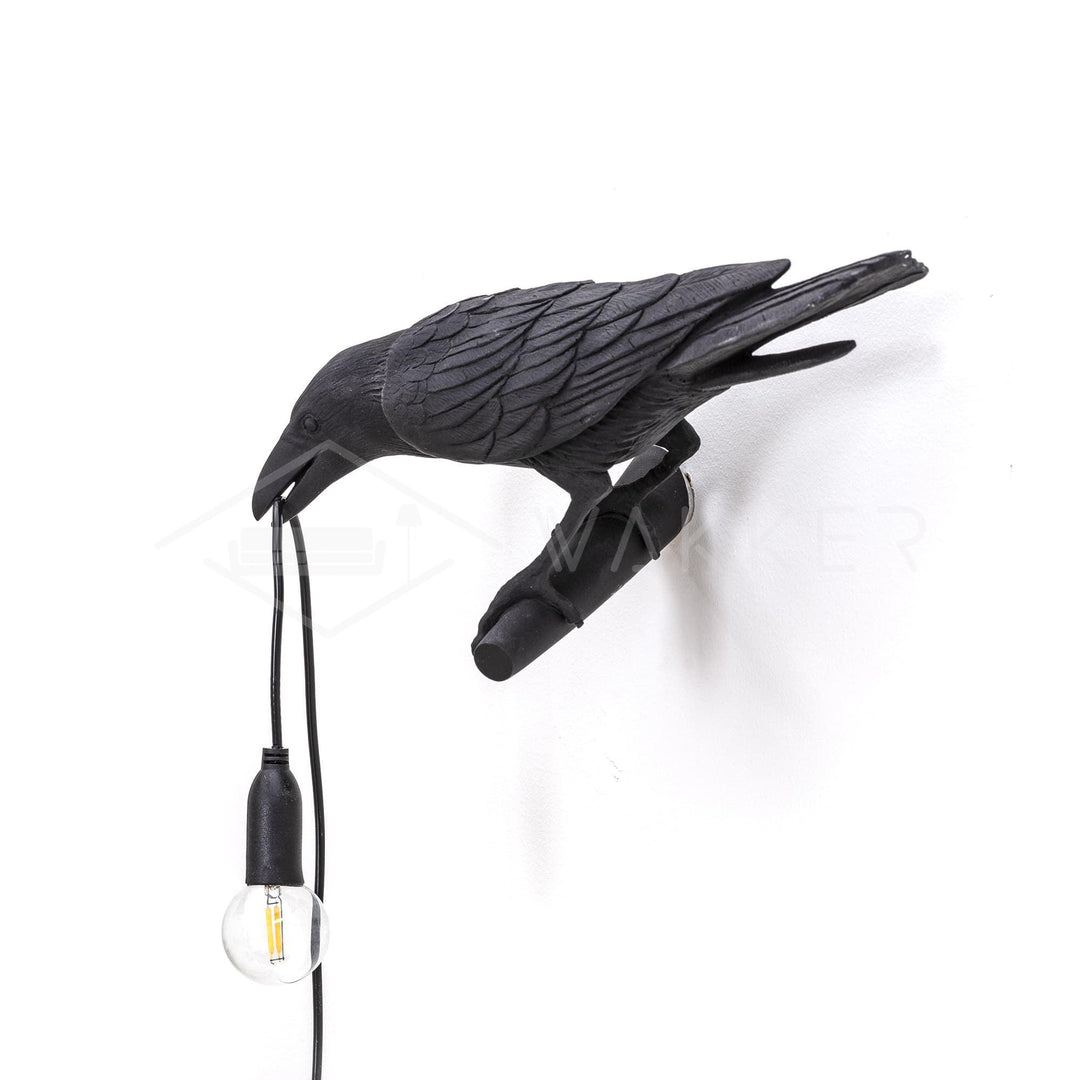Fågel Vägglampa