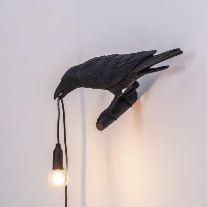 Fågel Vägglampa