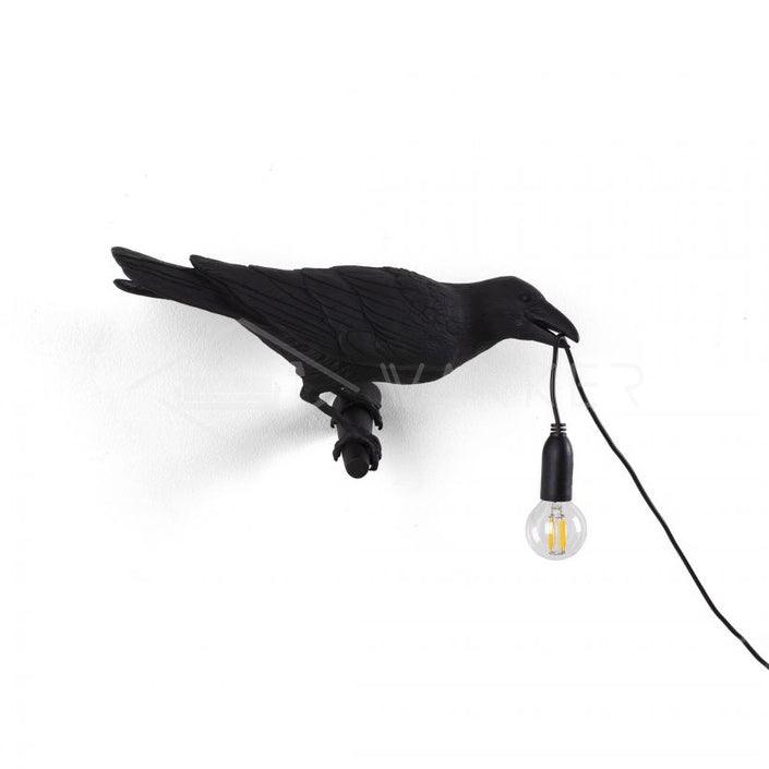 Fågel Vägglampa