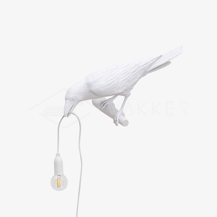 Fågel Vägglampa