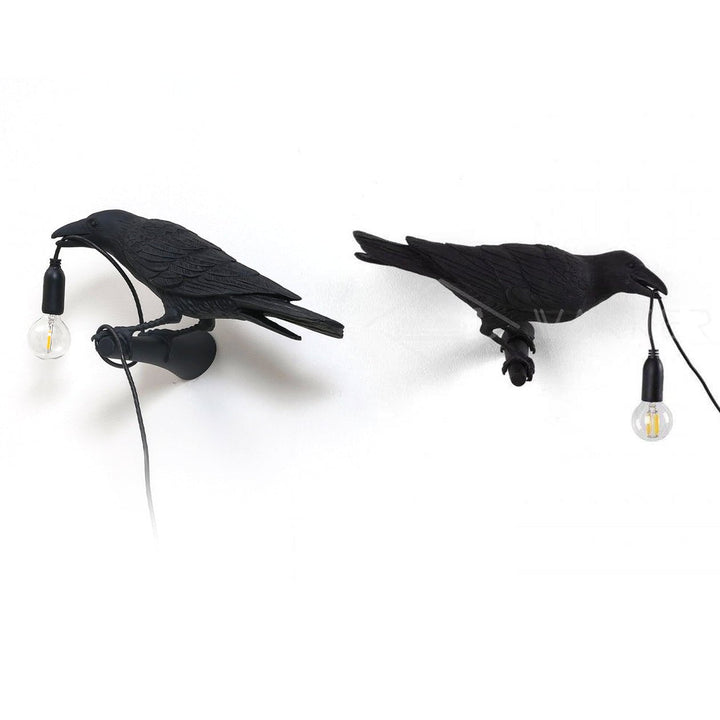 Fågel Vägglampa