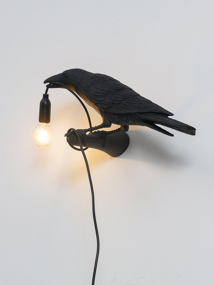 Fågel Vägglampa