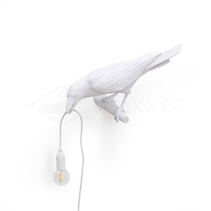 Fågel Vägglampa