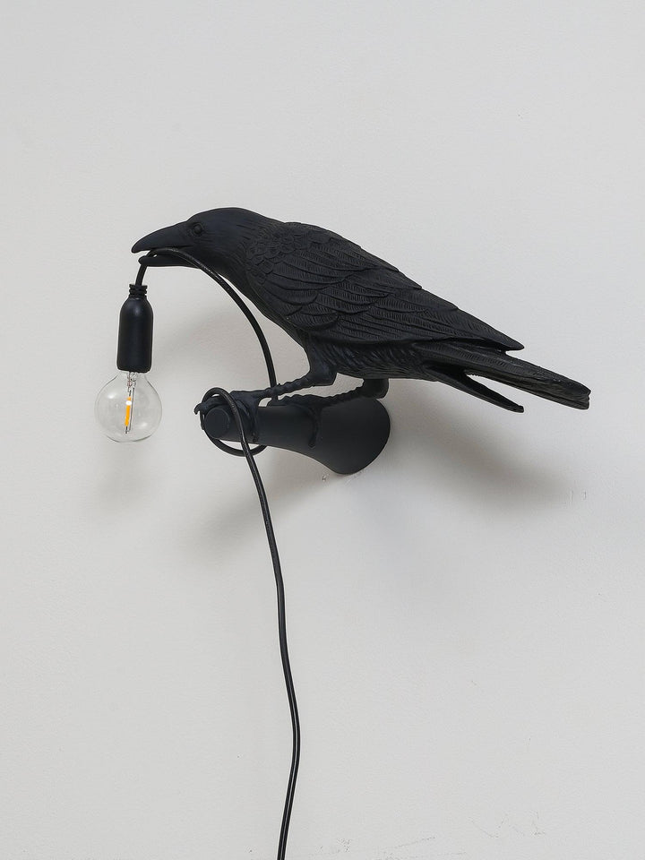 Fågel Vägglampa