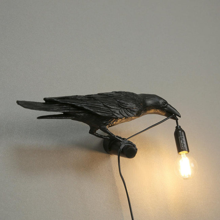 Fågel Vägglampa