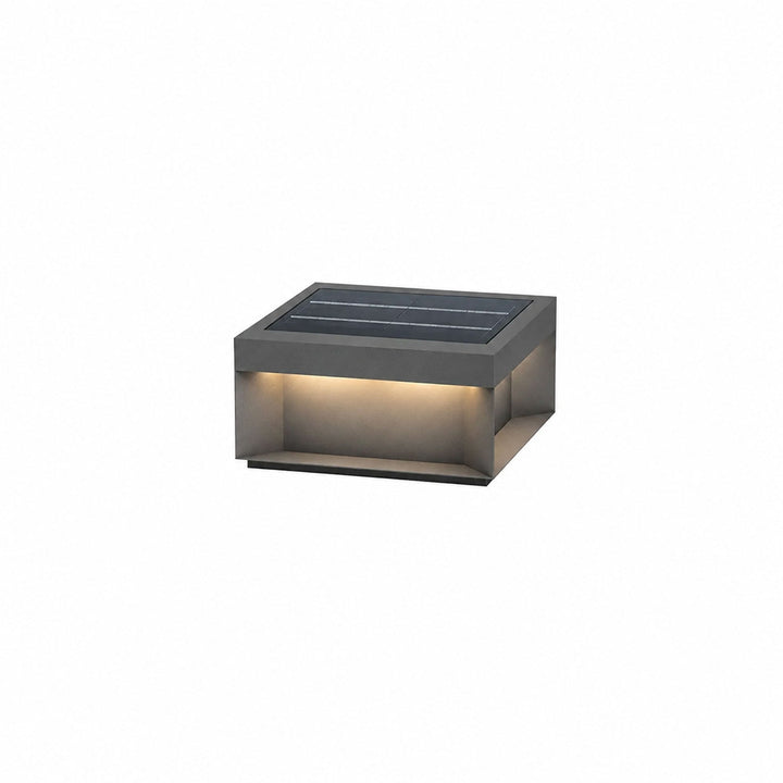 Svart Box Utomhus Postlampa