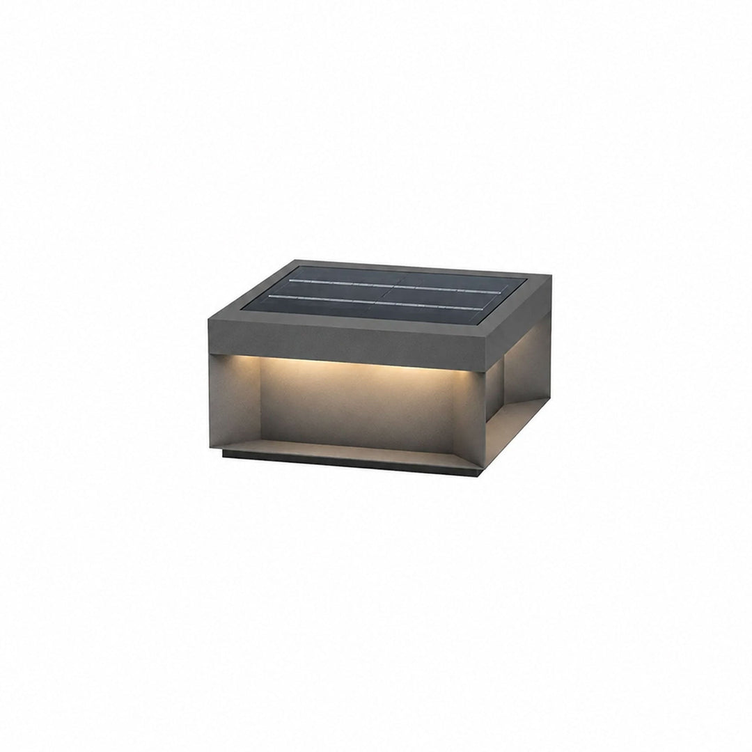 Svart Box Utomhus Postlampa