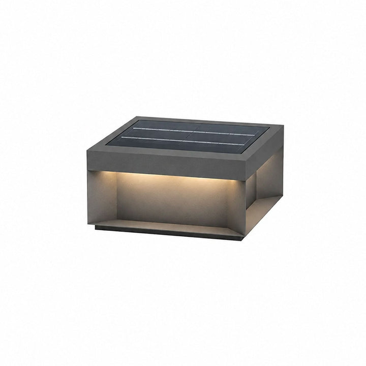 Svart Box Utomhus Postlampa