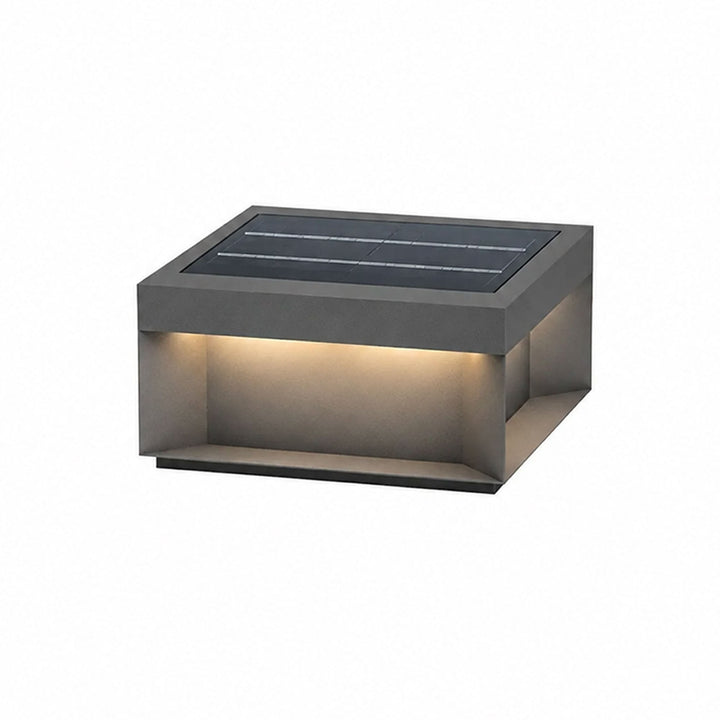 Svart Box Utomhus Postlampa