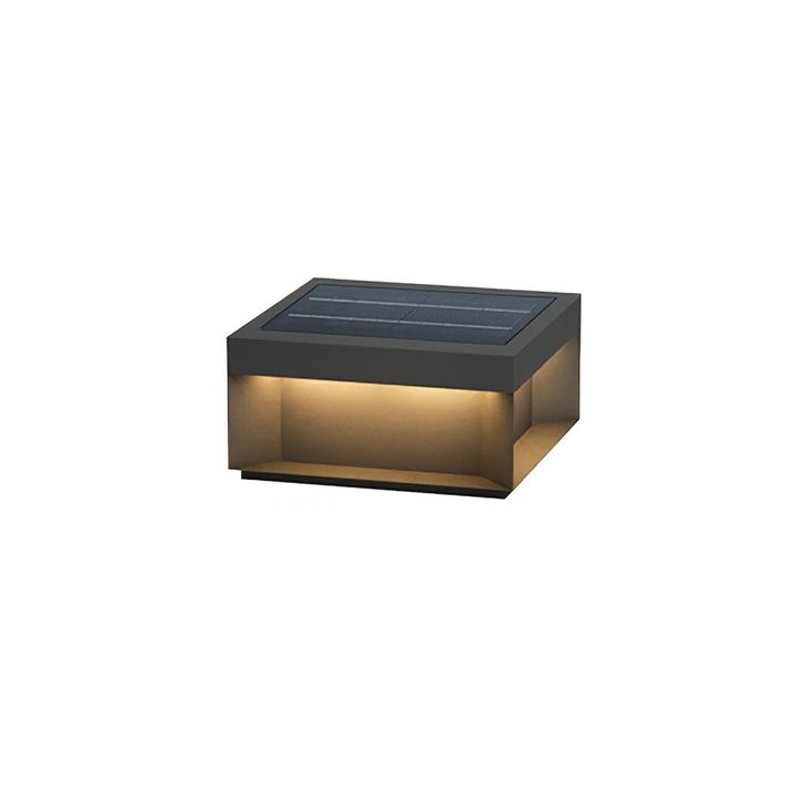 Svart Box Utomhus Postlampa