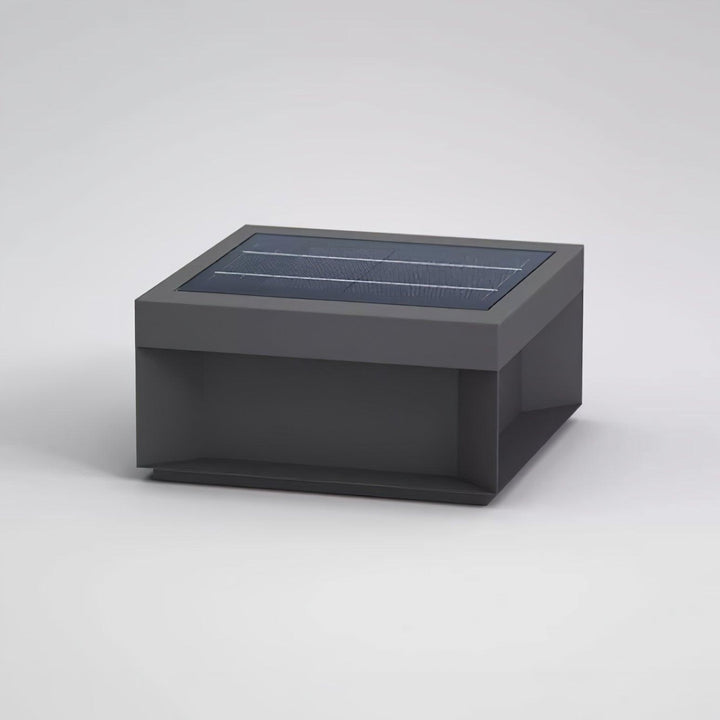 Svart Box Utomhus Postlampa