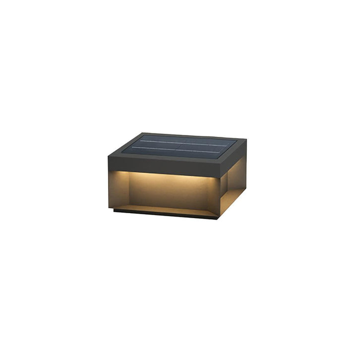 Svart Box Utomhus Postlampa