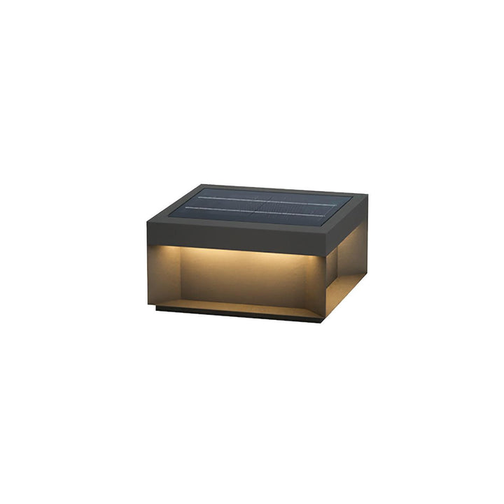Svart Box Utomhus Postlampa