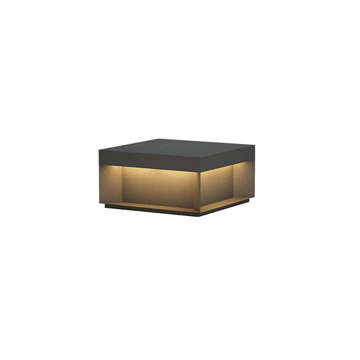 Svart Box Utomhus Postlampa