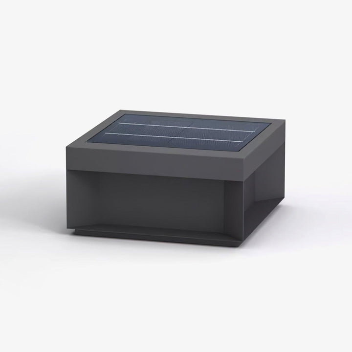 Svart Box Utomhus Postlampa
