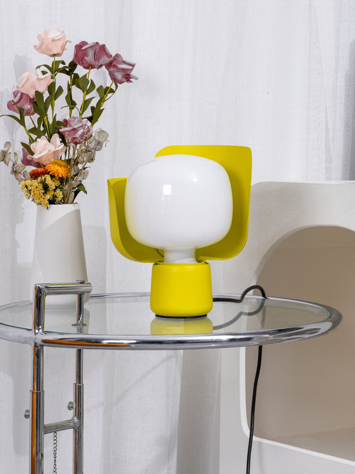 Petalformad Glasbordslampa