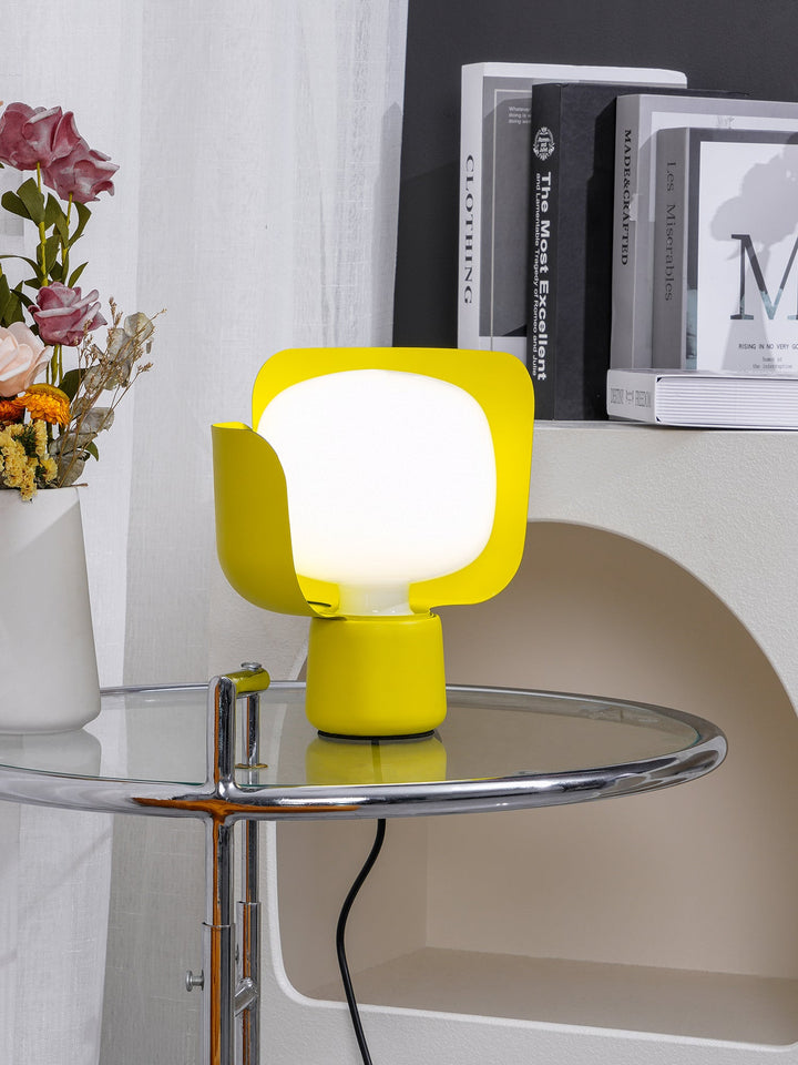 Petalformad Glasbordslampa