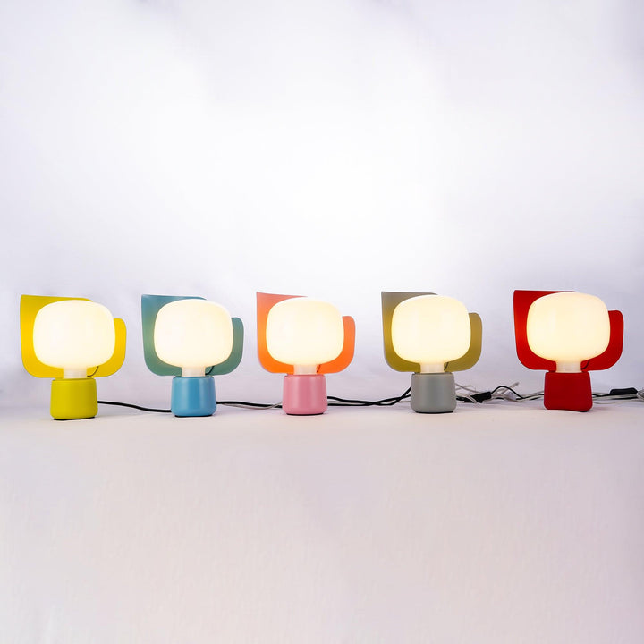 Petalformad Glasbordslampa
