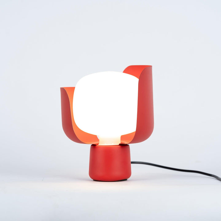 Petalformad Glasbordslampa