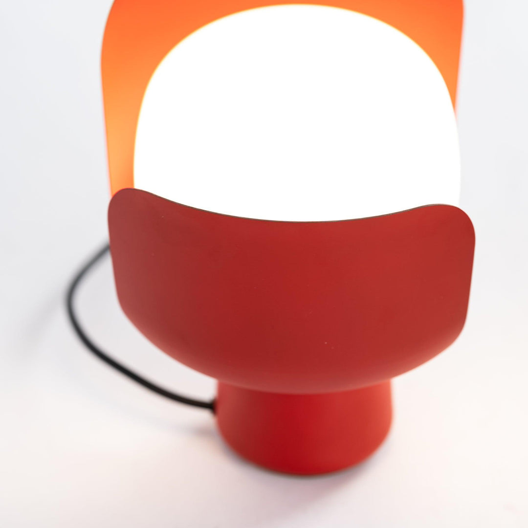 Petalformad Glasbordslampa