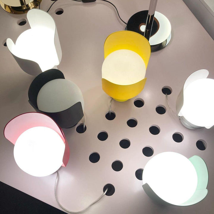 Petalformad Glasbordslampa