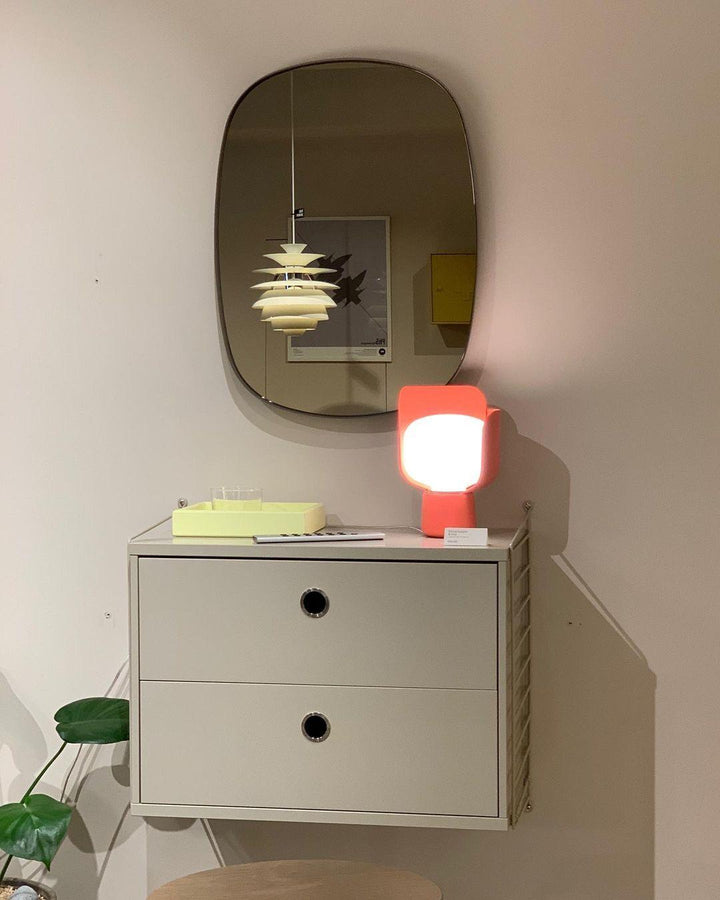 Petalformad Glasbordslampa