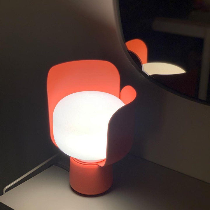 Petalformad Glasbordslampa