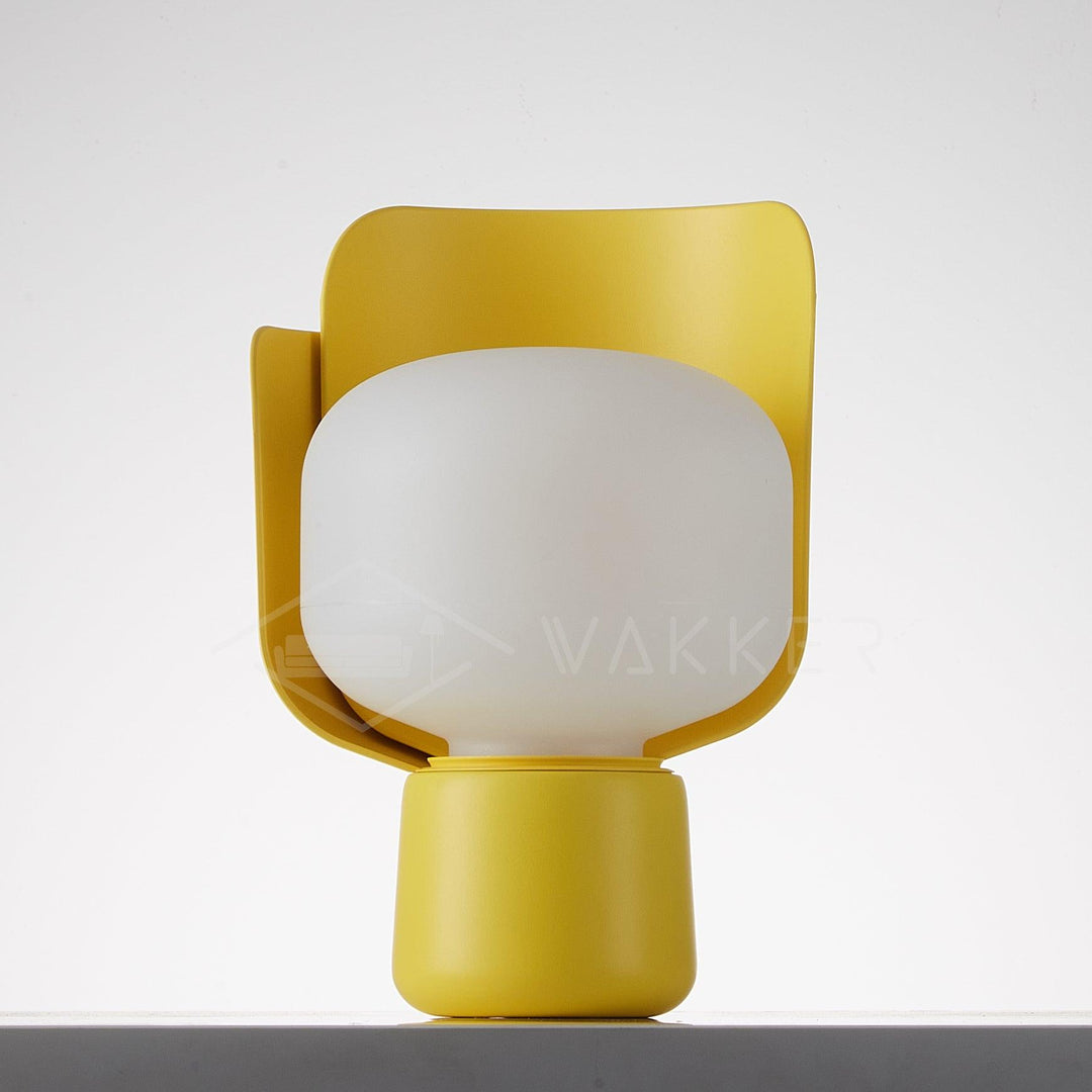 Petalformad Glasbordslampa