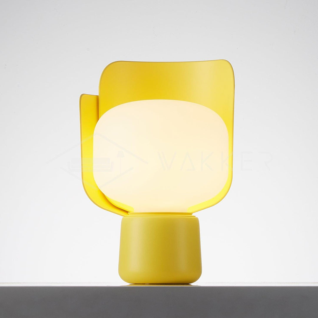 Petalformad Glasbordslampa