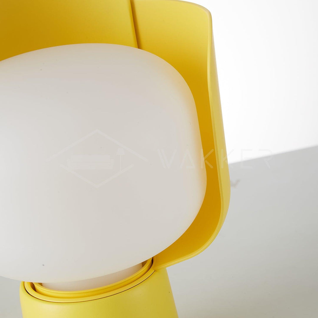 Petalformad Glasbordslampa