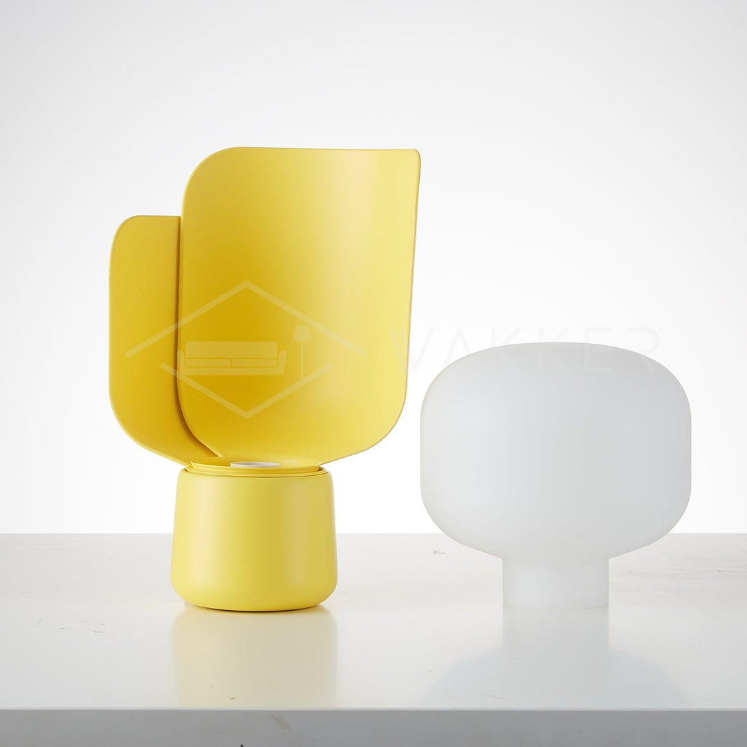 Petalformad Glasbordslampa