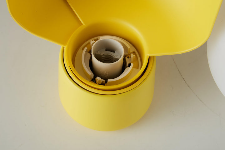 Petalformad Glasbordslampa