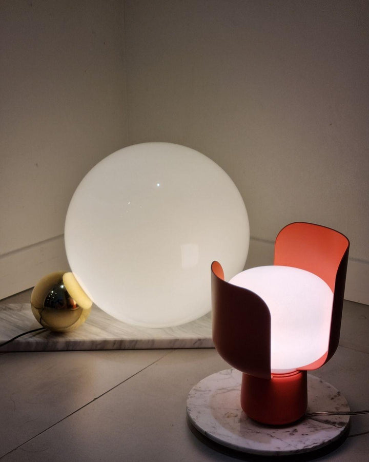 Petalformad Glasbordslampa