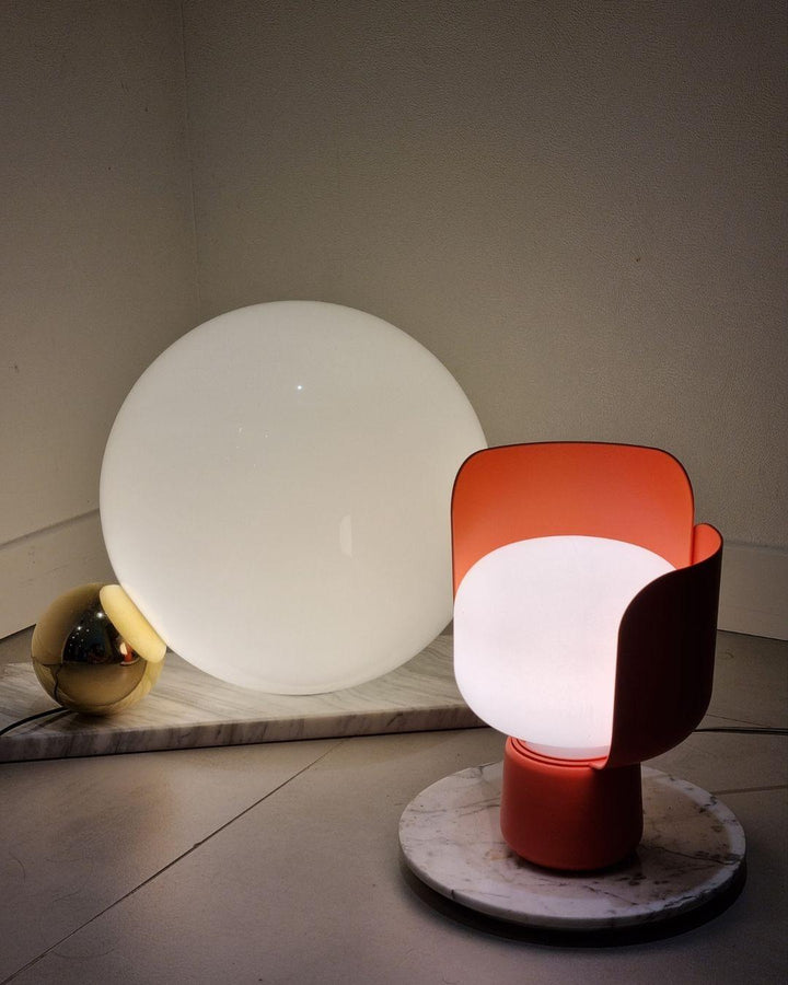 Petalformad Glasbordslampa