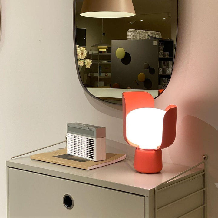 Petalformad Glasbordslampa