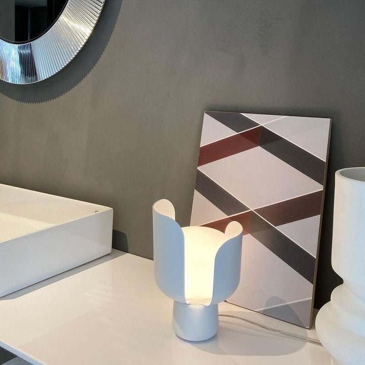 Petalformad Glasbordslampa