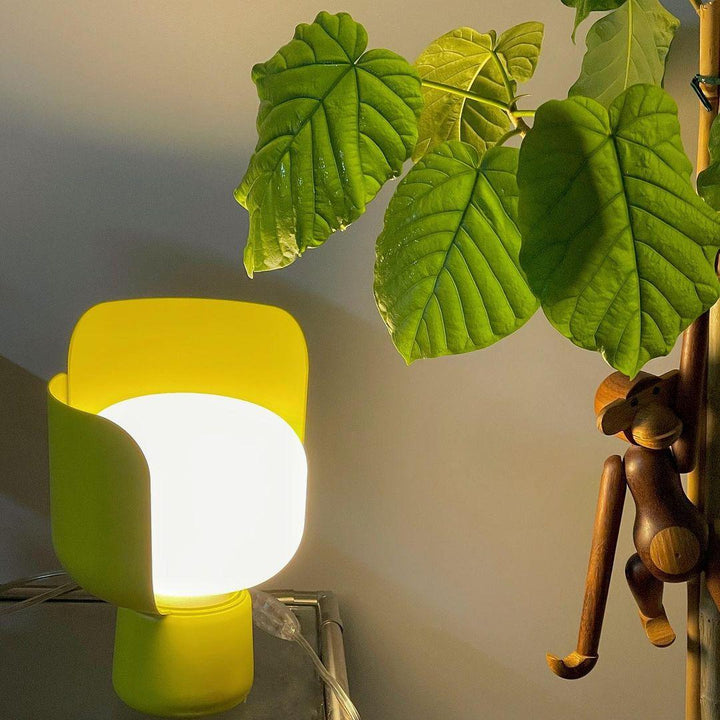 Petalformad Glasbordslampa
