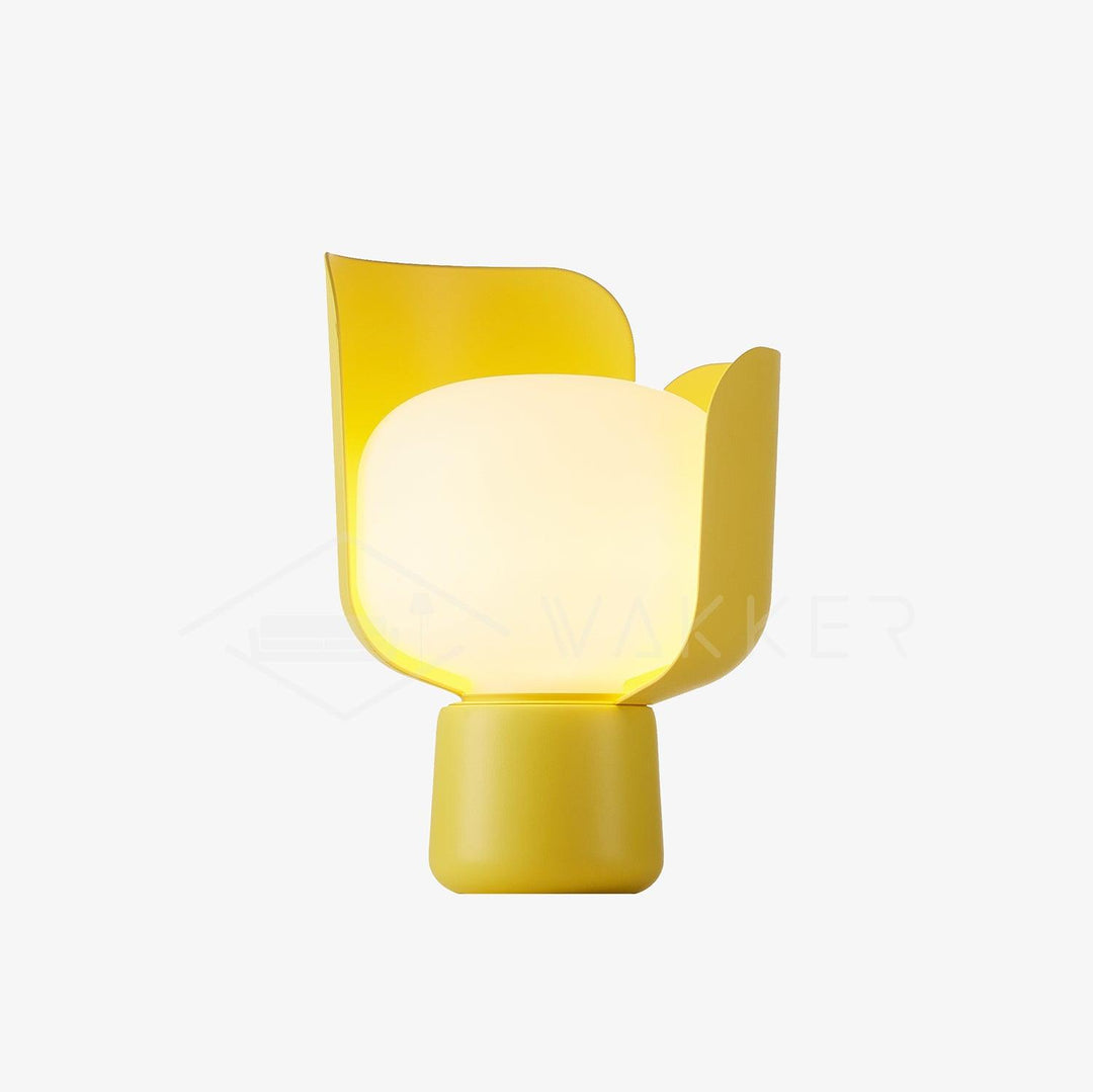 Petalformad Glasbordslampa