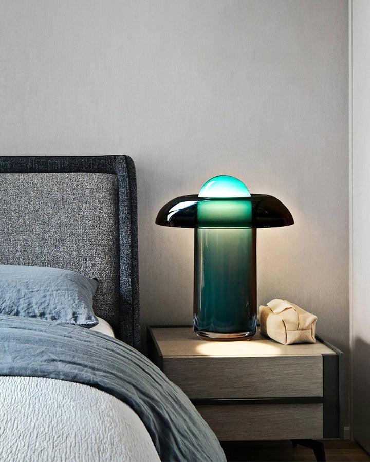 Glas Svamp Bordslampa