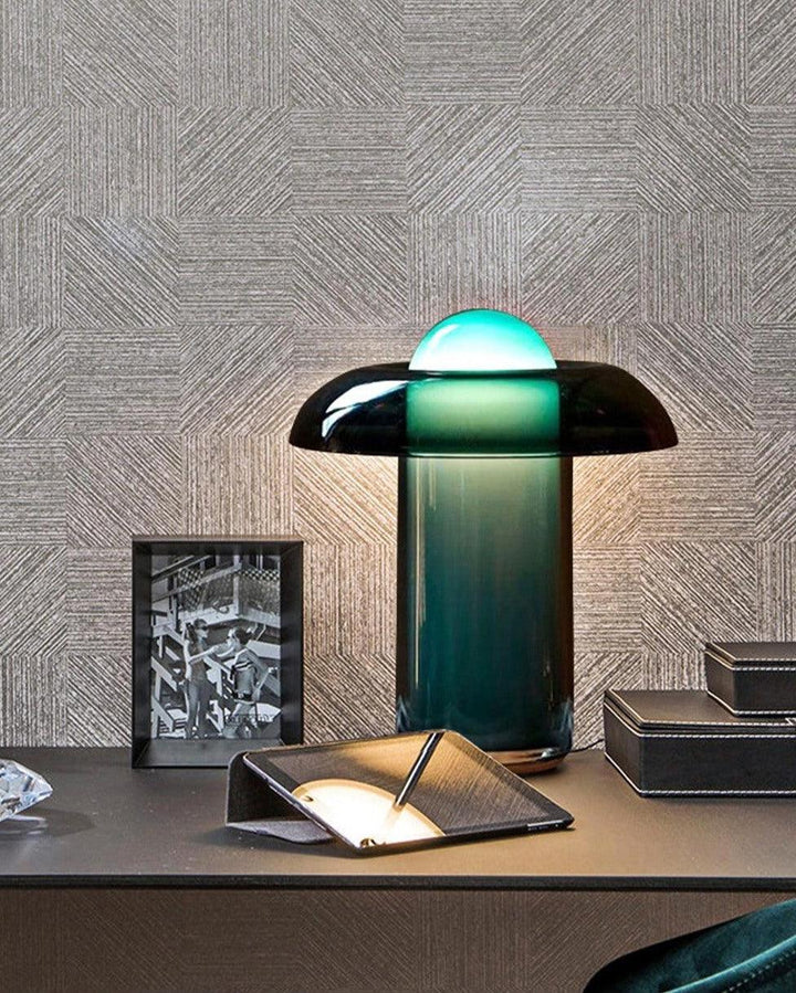 Glas Svamp Bordslampa
