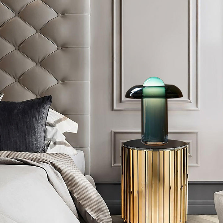 Glas Svamp Bordslampa