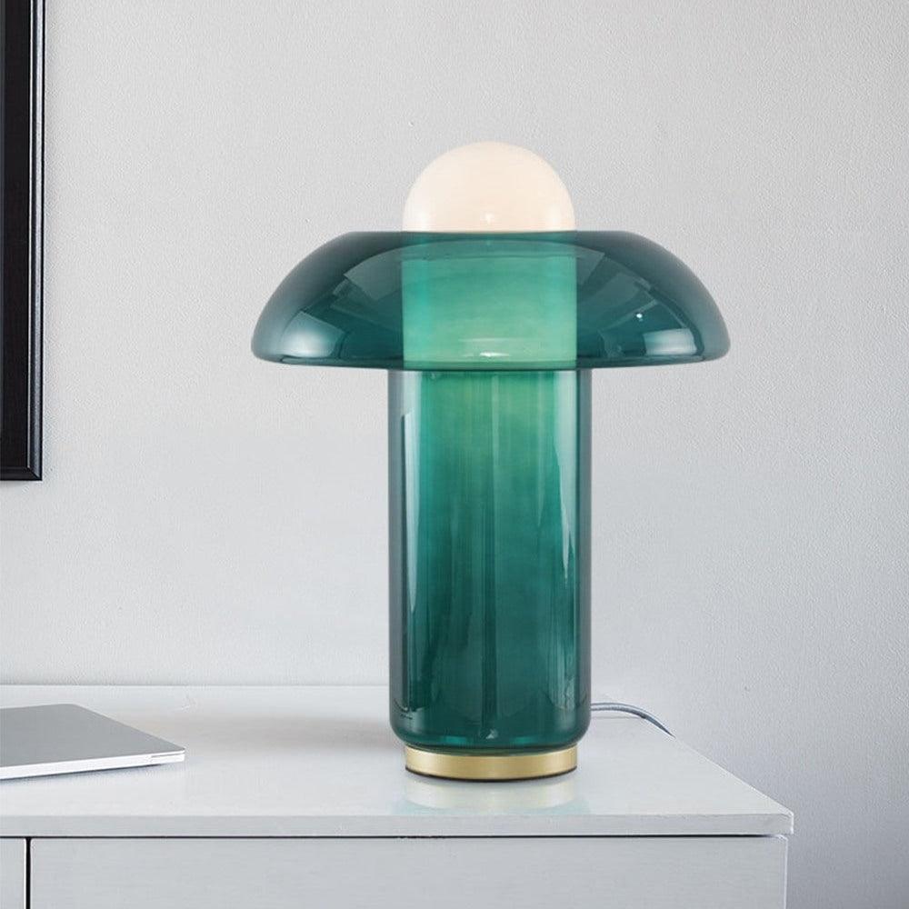Glas Svamp Bordslampa