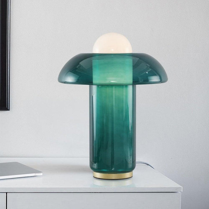 Glas Svamp Bordslampa